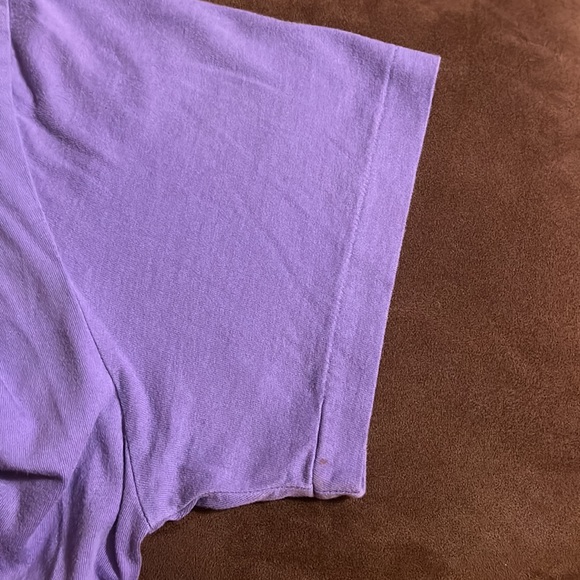 Polo by Ralph Lauren Round Neck Short Sleeve Top, Purple |M - Picture 7 of 10